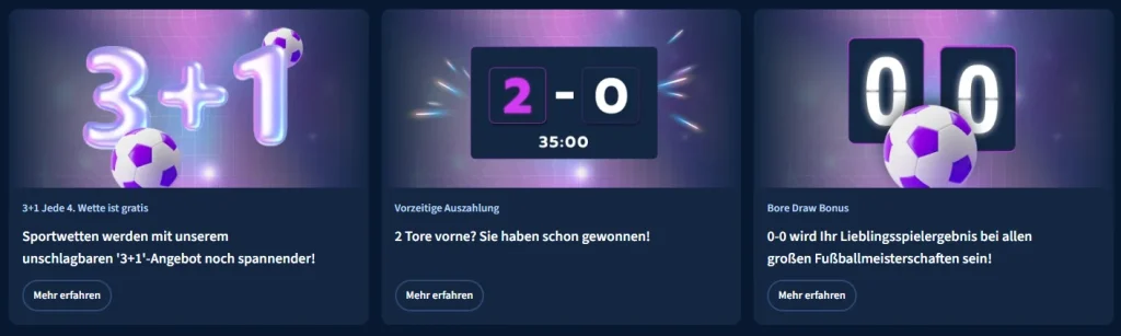 Drei Lunarspins Sportbonus